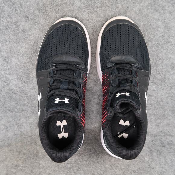 Under Armour Shoes Kids 2Y Athletic Trainers Micro G Running Sneaker Youth Black - Picture 6 of 11